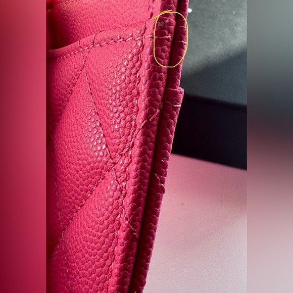 💞💞Gorgeous Chanel Caviar Card Holder 22K Barbie Pink💕💕 - Picture 9 of 16